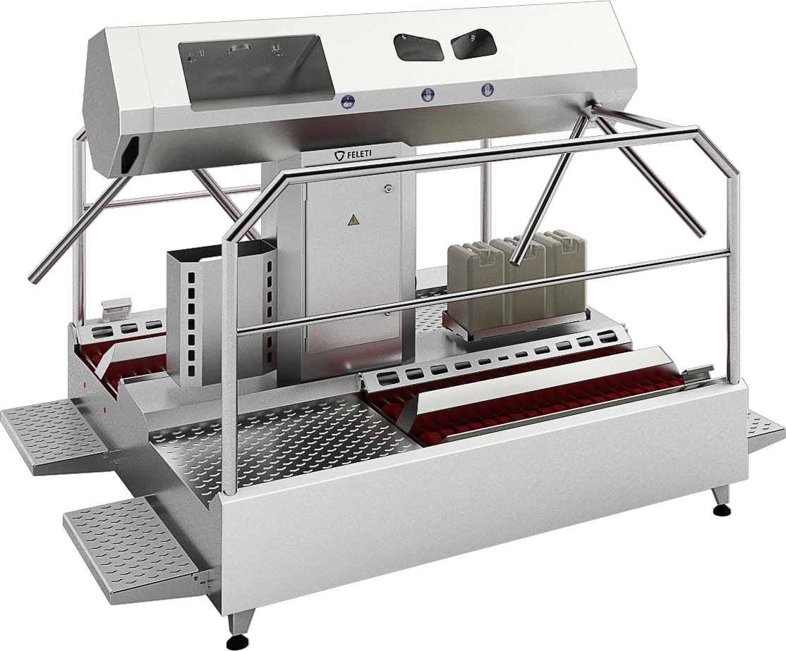 Станция гигиены рук и обуви (санпропускник) SD-4A: купить в Москве с  доставкой, цены от ГК «Мясоделофф»